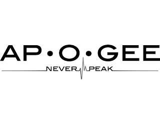 APOGEE NEVER PEAK