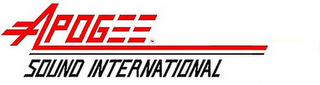 APOGEE SOUND INTERNATIONAL logo