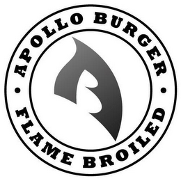 · APOLLO BURGER · FLAME BROILED logo