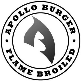 · APOLLO BURGER · FLAME BROILED logo