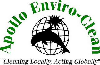 APOLLO ENVIRO-CLEAN "CLEANING LOCALLY, ACTING GLOBALLY" logo