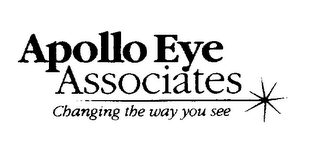 APOLLO EYE ASSOCIATES CHANGING THE WAY YOU SEE logo