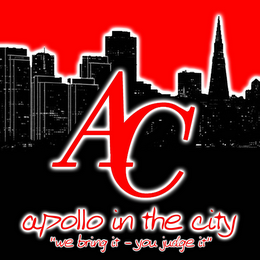APOLLO IN THE CITY "WE BRING IT - YOU JUDGE IT" logo