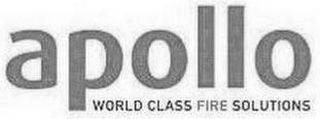 APOLLO WORLD CLASS FIRE SOLUTIONS logo