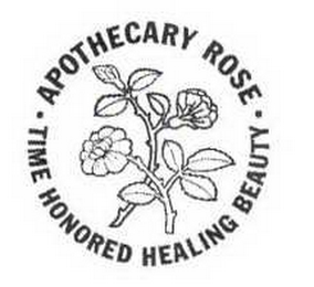 APOTHECARY ROSE TIME HONORED HEALING BEAUTY logo