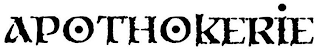 APOTHOKERIE logo
