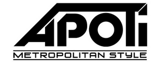 APOTI METROPOLITAN STYLE logo