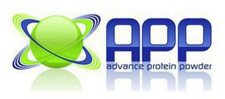 APP ADVANCE PROTEIN POWDER logo