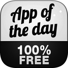 APP OF THE DAY 100% FREE logo