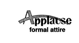 APPLAUSE FORMAL ATTIRE logo