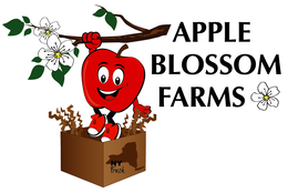 APPLE BLOSSOM FARMS NY FRESH logo