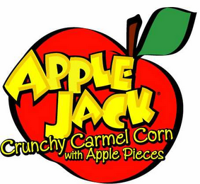 APPLE JACK CRUNCHY CARAMEL CORN WITH APPLE PIECES logo