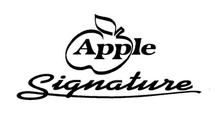APPLE SIGNATURE logo