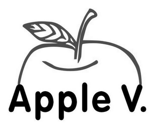APPLE V. logo