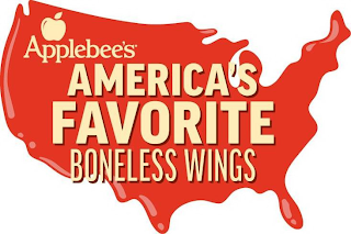 APPLEBEE'S AMERICA'S FAVORITE BONELESS WINGS logo