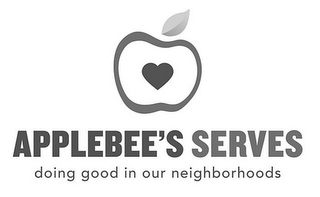 APPLEBEE'S SERVES DOING GOOD IN OUR NEIGHBORHOODS logo
