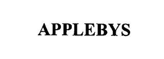 APPLEBYS logo