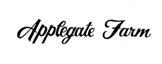 APPLEGATE FARM logo