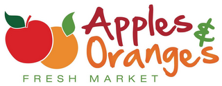 APPLES & ORANGES FRESH MARKET logo