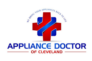 APPLIANCE DOCTOR OF CLEVELAND WE BRING YOUR APPLIANCES BACK TO LIFE logo