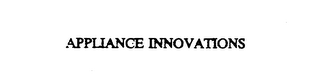 APPLIANCE INNOVATIONS logo