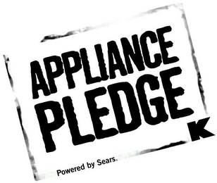 APPLIANCE PLEDGE POWERED BY SEARS K logo