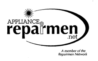 APPLIANCE REPAIRMEN.NET A MEMBER OF THE REPAIRMEN NETWORK logo