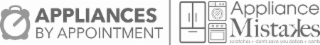 APPLIANCES BY APPOINTMENT APPLIANCE MISTAKES SCRATCHES + DENTS SAVE YOU DOLLARS + CENTS logo