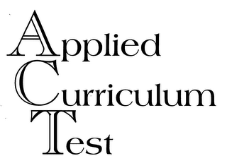 APPLIED CURRICULUM TEST logo