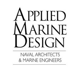 APPLIED MARINE DESIGN NAVAL ARCHITECTS & MARINE ENGINEERS logo