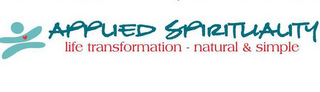 APPLIED SPIRITUALITY LIFE TRANSFORMATION - NATURAL & SIMPLE logo