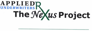 APPLIED UNDERWRITERS RX THE NEXUS PROJECT logo