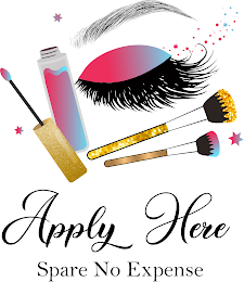 APPLY HERE SPARE NO EXPENSE logo