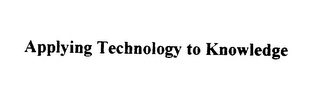 APPLYING TECHNOLOGY TO KNOWLEDGE logo