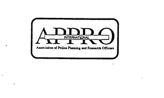 APPRO INTERNATIONAL ASSOCIATION OF POLICE PLANNING AND RESEARCH OFFICERS logo