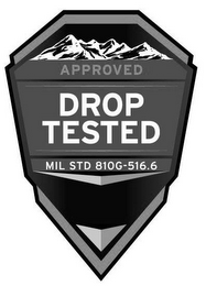 APPROVED DROP TESTED MIL STD 810G-516.6 logo