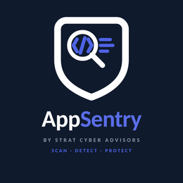 APPSENTRY BY STRAT CYBER ADVISORS SCAN · DETECT · PROTECT logo