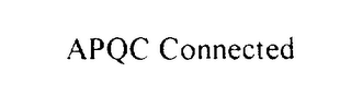 APQC CONNECTED logo