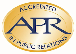 APR ACCREDITED IN PUBLIC RELATIONS logo