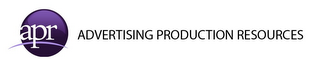 APR - ADVERTISING PRODUCTION RESOURCES logo