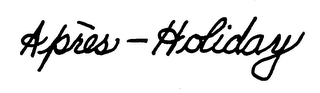 APRES-HOLIDAY logo