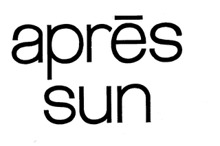 APRES SUN logo