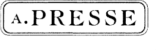 A.PRESSE logo