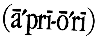 A'PRI-O'RI logo