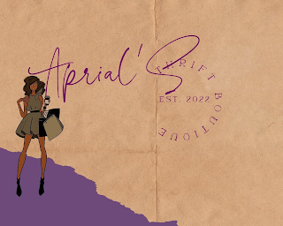 APRIAL'S THRIFT BOUTIQUE  EST. 2022 logo