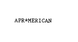 APR*MERICAN logo