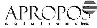 APROPOS SOLUTIONS, INC. logo