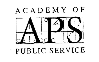 APS ACADEMY OF PUBLIC SERVICE logo