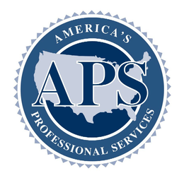APS AMERICA'S PROFESSIONAL SERVICES logo