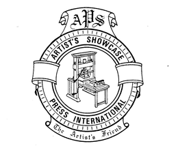APS ARTIST'S SHOWCASE PRESS INTERNATIONAL THE ARTIST'S FRIEND logo